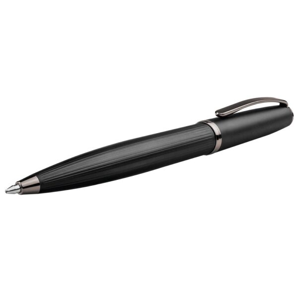 IMPERIO. Metal rollerball and ballpoint set with twist mechanism