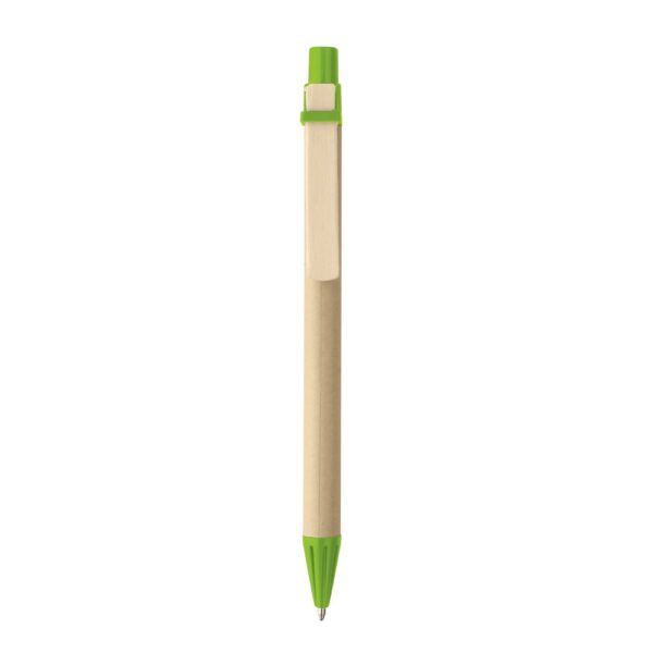 91292_119-a NAIROBI. Kraft paper ball pen with wooden clip