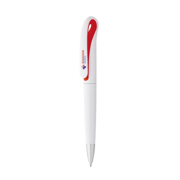 91396_105-b-logo TOUCAN. Ball pen with twist mechanism and clip