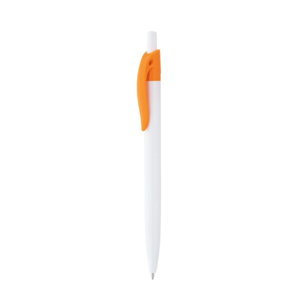 91498_128-b MARS. ABS ball pen with coloured clip