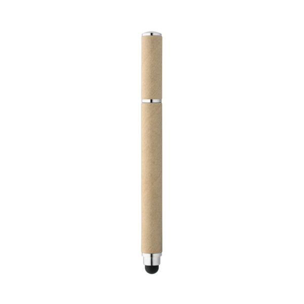 91621_160 PAPYRUS. Ball pen in paper kraft and ABS with touch tip