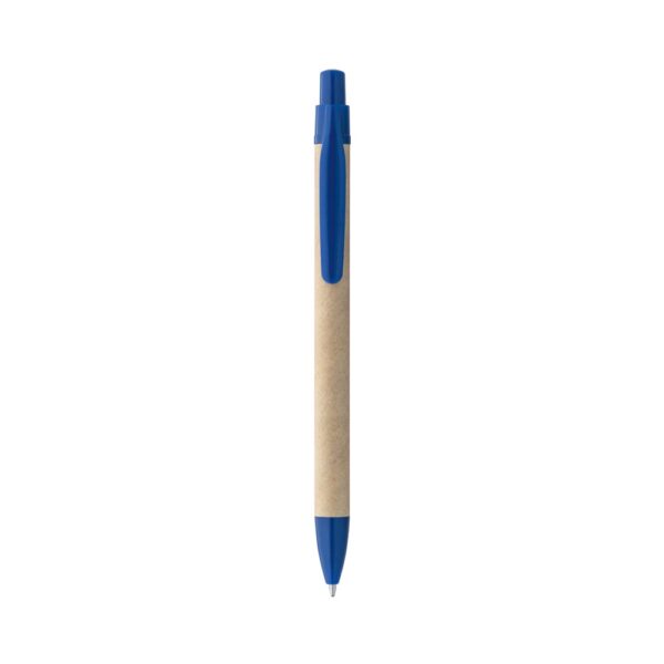91628_104-a REMI. Ballpoint pen made from 100% recycled paper with clip