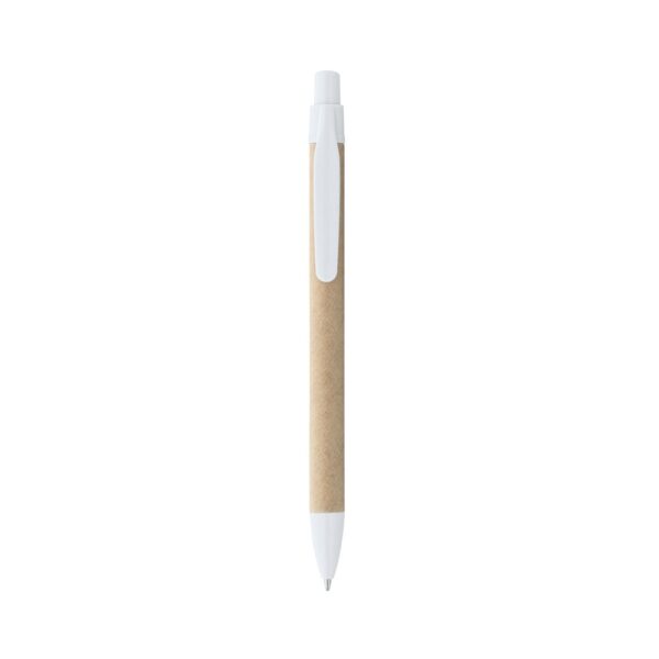 91628_106-a REMI. Ballpoint pen made from 100% recycled paper with clip