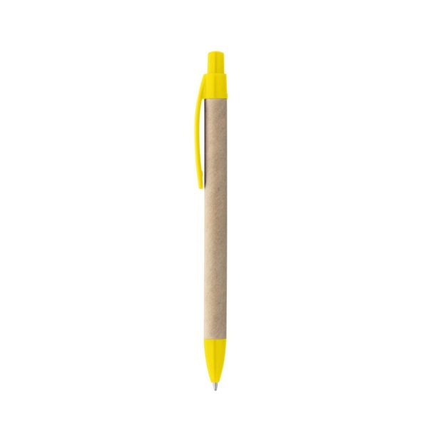 91628_108 REMI. Ballpoint pen made from 100% recycled paper with clip