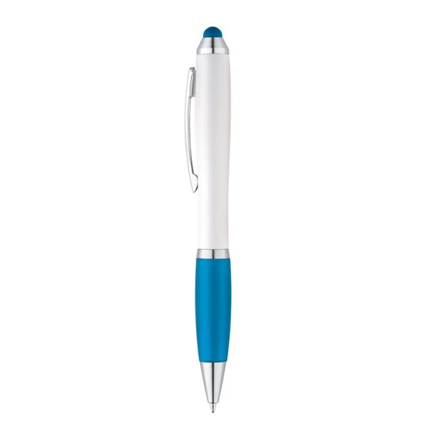 SANS. Ball pen with twist mechanism and metal clip