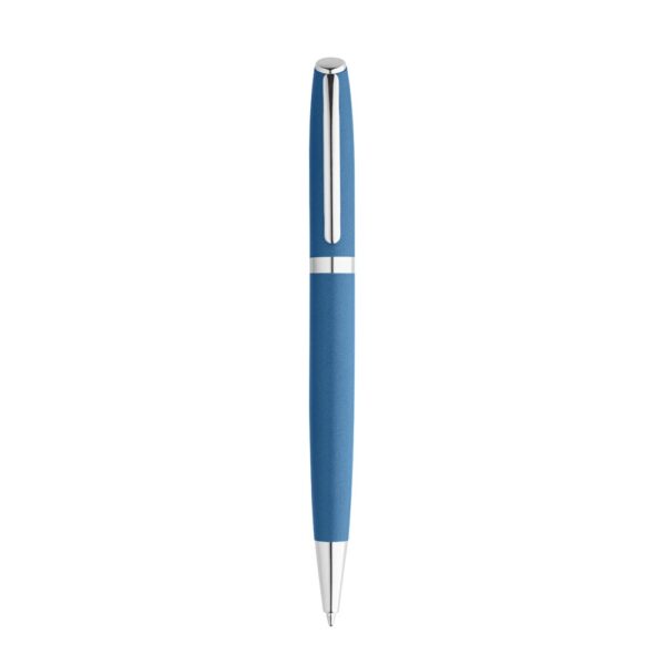 RE-LANDO-SET. Roller and ball pen set with recycled aluminium (100% rAL) body