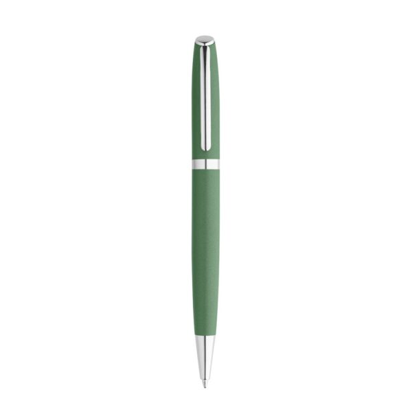 RE-LANDO-SET. Roller and ball pen set with recycled aluminium (100% rAL) body