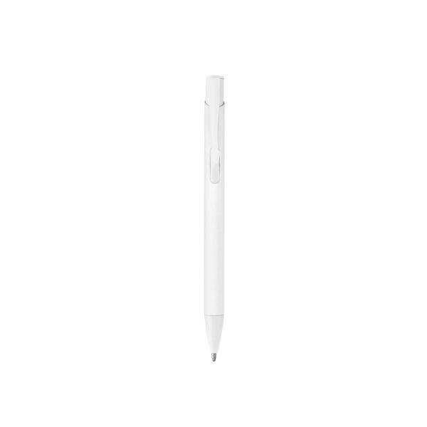 CLINT. Recycled aluminium (100% rAL) ballpoint pen with rubber finish