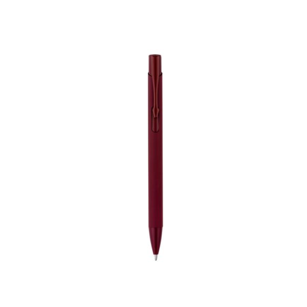 CLINT. Recycled aluminium (100% rAL) ballpoint pen with rubber finish