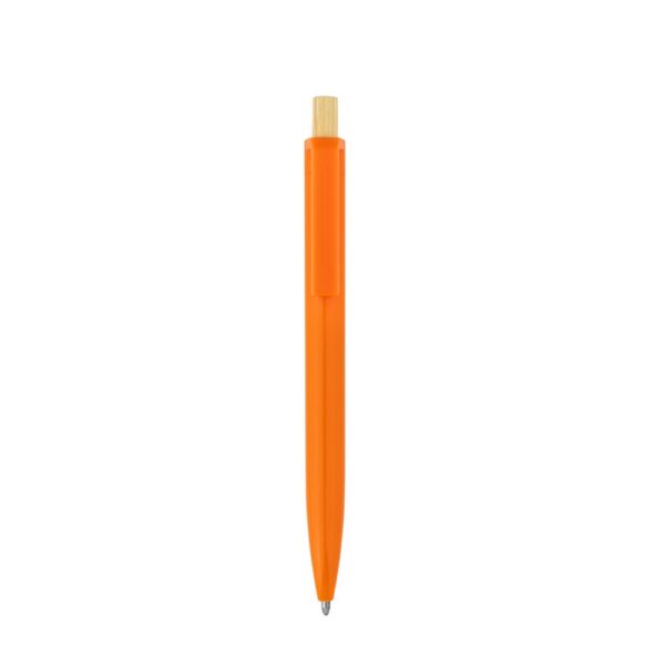 91945_128-b ZARA. Recycled ABS (100% rABS) ballpoint pen with bamboo button