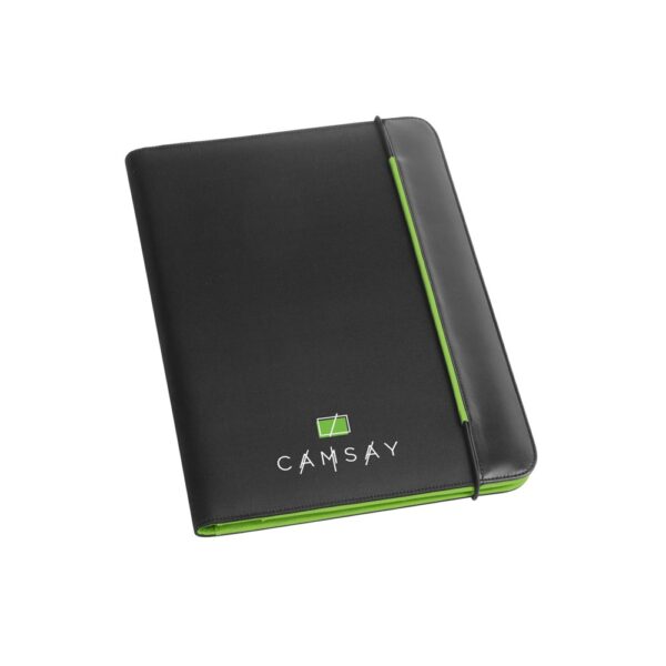 FITZGERALD. A4 folder in PU and 800D with lined pages