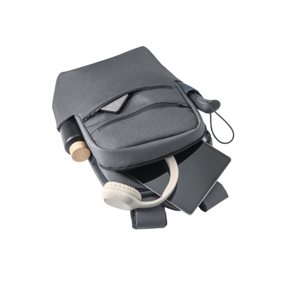 92081_123-c BROOKLYN. Waterproof 2 Tone Nylon 15'' laptop backpack