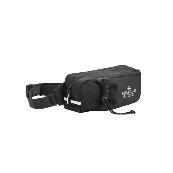 92091_103-logo DELFOS POUCH. 300D recycled polyester and 600D recycled polyester waist bag with reflective elements