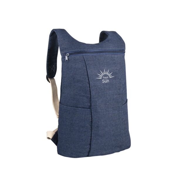 92094_104-logo DENIM BPACK. Denim backpack (300 g/m²)
