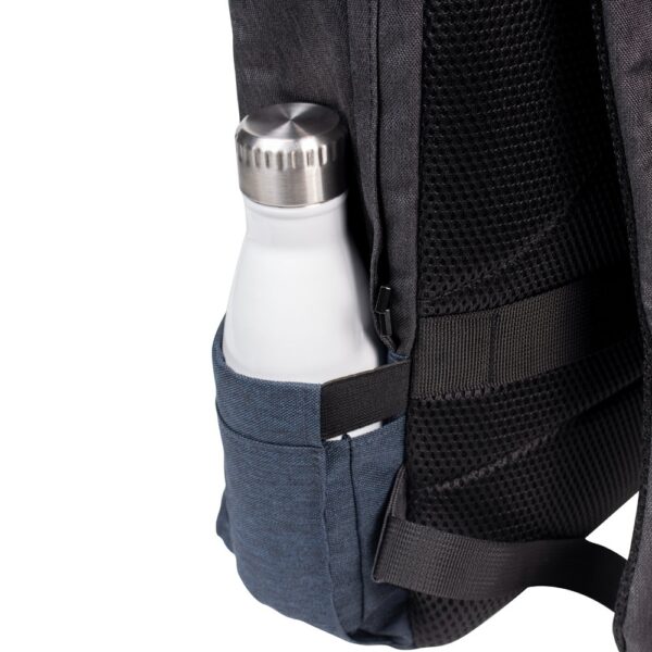 92190_104-e GENOA BPACK. Anti-theft backpack in 600D high-density recycled polyester