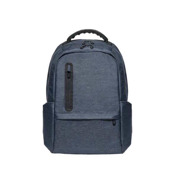 RE-BOSTON. Water-resistant 2Tone recycled nylon laptop backpack with 210D compartment