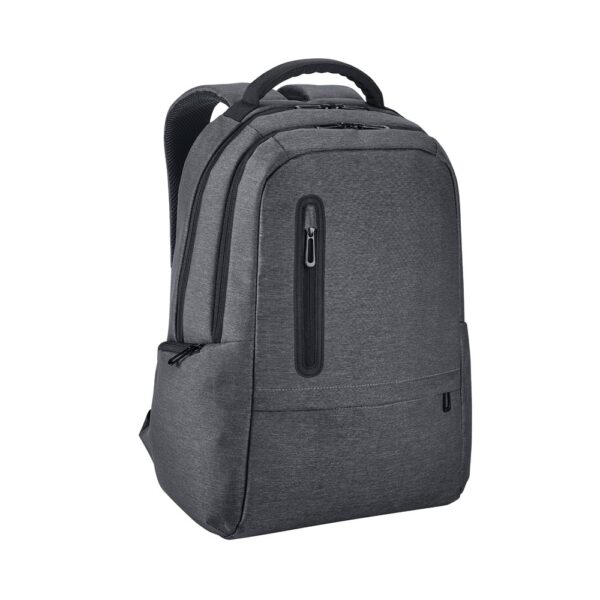 RE-BOSTON. Water-resistant 2Tone recycled nylon laptop backpack with 210D compartment