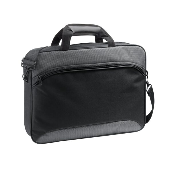 SANTANA. 15'6" Laptop briefcase in 2 Tone 600D and 300D polyester