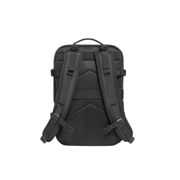 92318_103-b DALLAS. High-density recycled 600D polyester travel backpack for 17'3" laptop