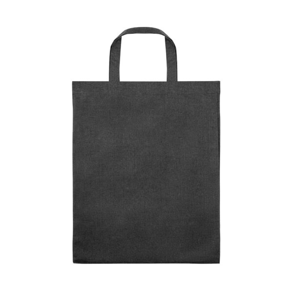 92328_103-b SIENA. Foldable bag in cotton (50%), recycled cotton (30%) and polyester (20% rPET) (140 g/m²)