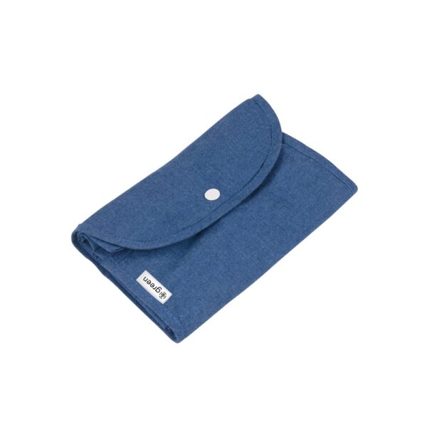 92328_104-a SIENA. Foldable bag in cotton (50%), recycled cotton (30%) and polyester (20% rPET) (140 g/m²)