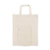 92332_150 BEIRUT. Foldable bag in cotton (50%), recycled cotton (30%) and polyester (20% rPET) (140 g/m²)