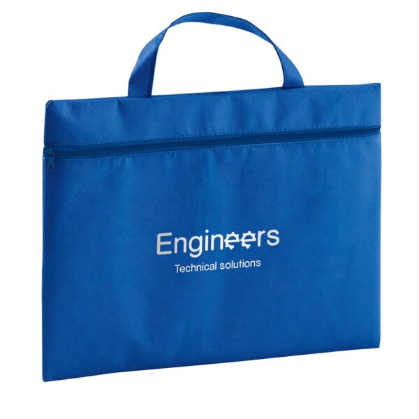 92357_114-logo KAYL. Non-woven congress folder (80 g/m²)