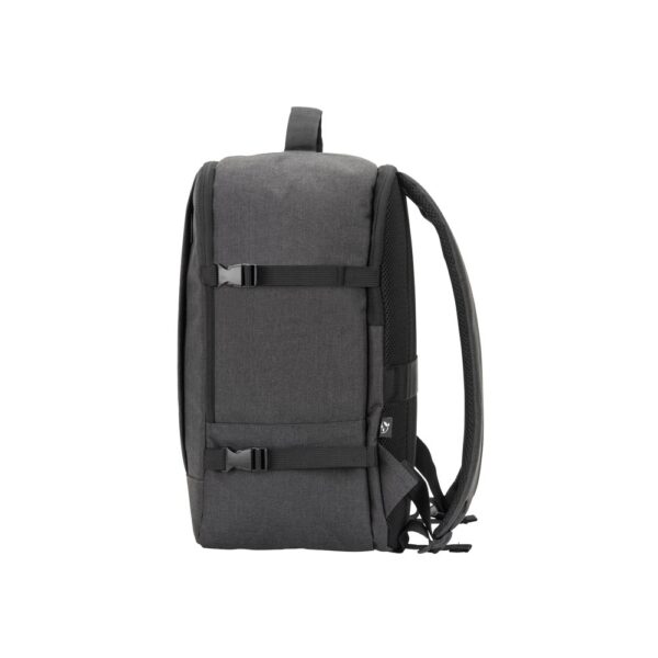 CIES. Backpack made from high-density 600D recycled polyester, meeting airline size requirements