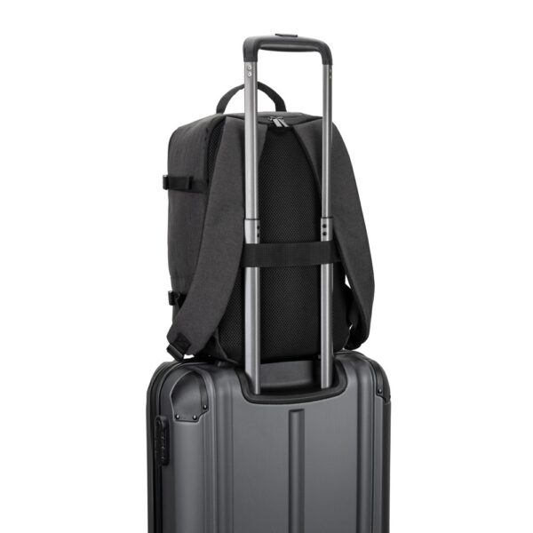 CIES. Backpack made from high-density 600D recycled polyester, meeting airline size requirements
