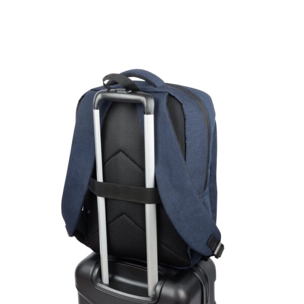92377_134-e COVENTRY. 15.6" Fully padded laptop backpack in 300D recycled high-density polyester and 210D recycled polyester lining