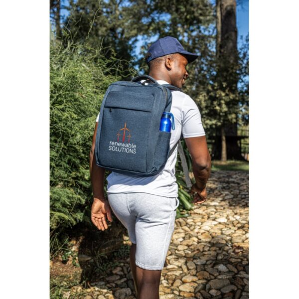 92377_amb COVENTRY. 15.6" Fully padded laptop backpack in 300D recycled high-density polyester and 210D recycled polyester lining