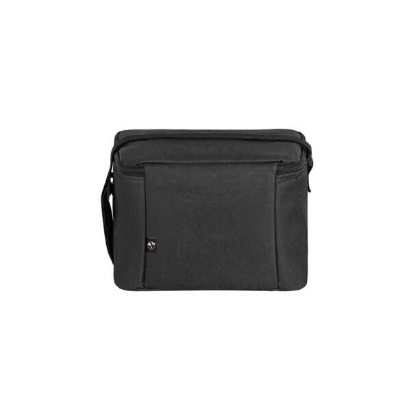 CANCUN. Thermal bag in 600D recycled polyester with adjustable webbing strap 7 L