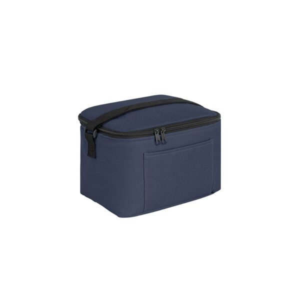 CANCUN. Thermal bag in 600D recycled polyester with adjustable webbing strap 7 L
