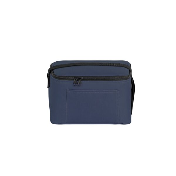 CANCUN. Thermal bag in 600D recycled polyester with adjustable webbing strap 7 L