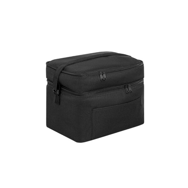 CANCUN LARGE. Thermal bag in 600D, recycled polyester, with adjustable webbing strap 14 L