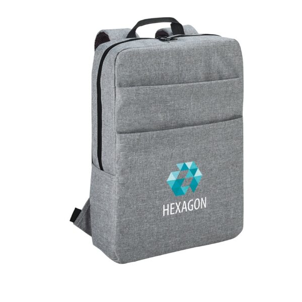 GRAPHS BPACK. High density 600D polyester laptop bag 15'6"