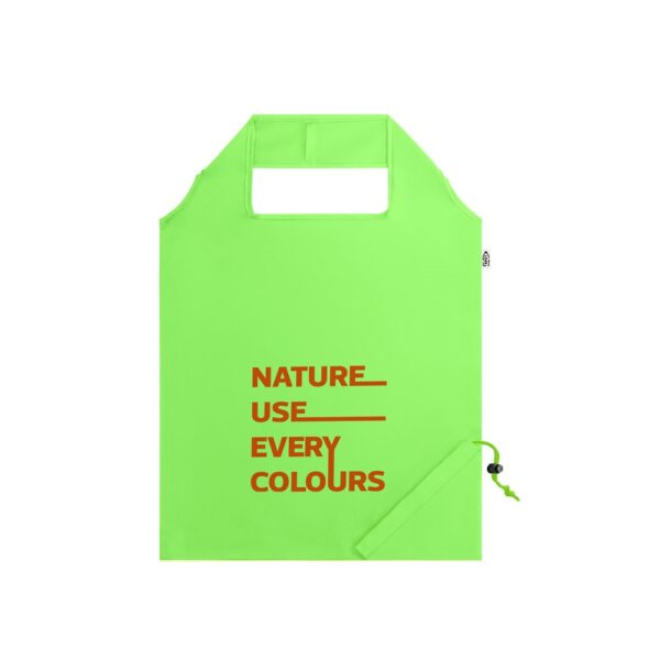 BEIRA. 190T recycled polyester (100% rPET) foldable bag