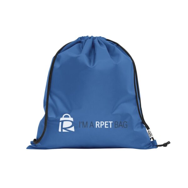 92931_114-logo PEMBA. Recycled polyester (100% rPET) 190T drawstring bag