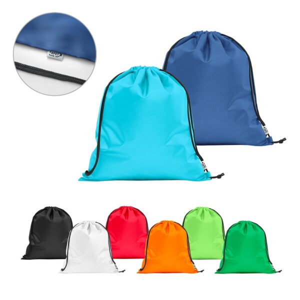 PEMBA. Recycled polyester (100% rPET) 190T drawstring bag