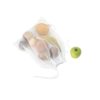 BOLZANO. Foldable bag made of mesh and 190T recycled polyester (100% rPET)