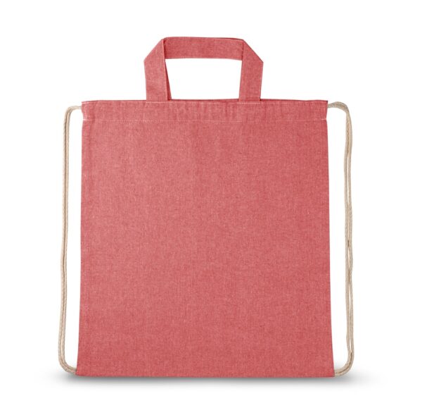 92936_105-a RISSANI. Drawstring bag with recycled cotton (70%) and polyester (30% rPET) (140 g/m²)