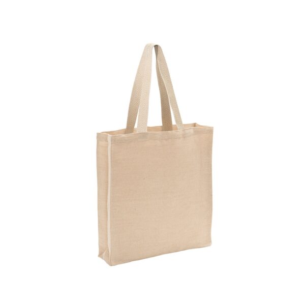 92937_160 PADOVA. Juco bag (275 g/m²) with inner pocket in 100% cotton (120 g/m²)