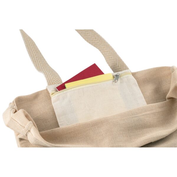 92937_160-c PADOVA. Juco bag (275 g/m²) with inner pocket in 100% cotton (120 g/m²)