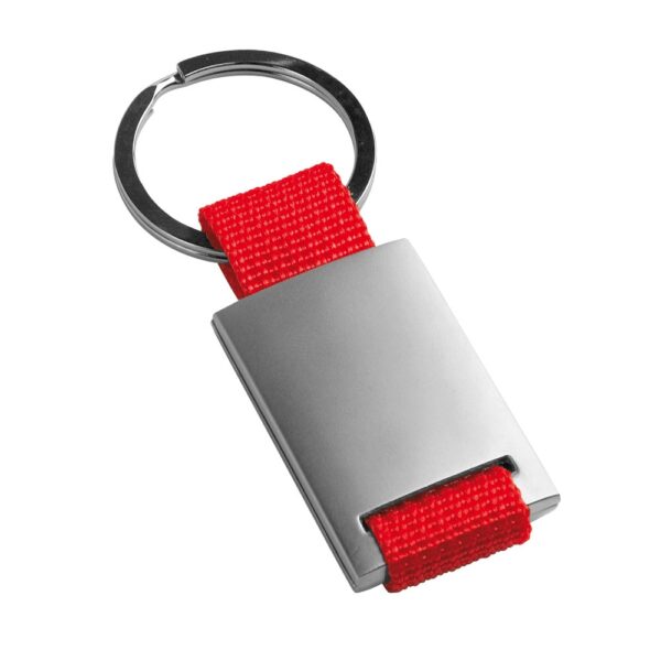 GRIPITCH. Metal and webbing keyring