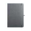 93087_103-b MATISSE. A5 notebook with rigid cover in leather (70% recycled) with lined sheets