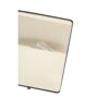 93087_103-c MATISSE. A5 notebook with rigid cover in leather (70% recycled) with lined sheets