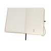 93087_111-d MATISSE. A5 notebook with rigid cover in leather (70% recycled) with lined sheets