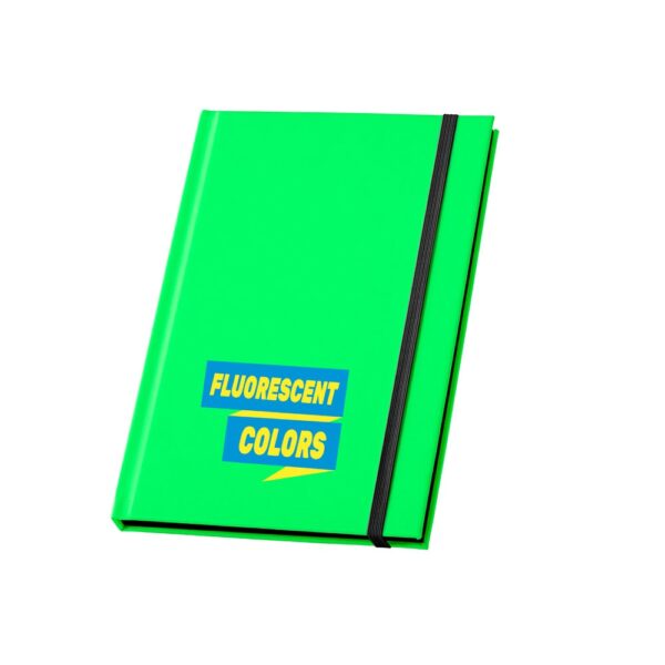 WATTERS. A5 notebook in fluorescent PU with lined pages