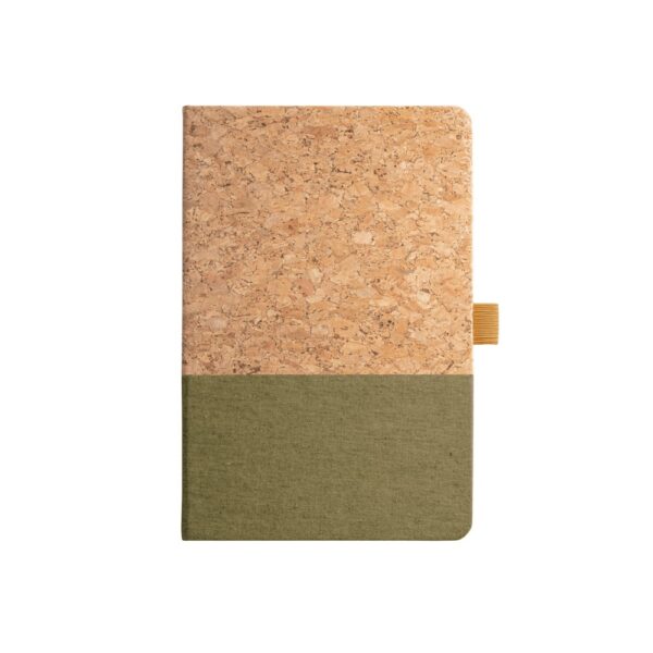 KLEE. A5 notebook in cork and linen with lined sheets