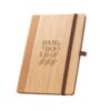 ORWELL. A5 notebook in bamboo and cork sheets with lined sheets